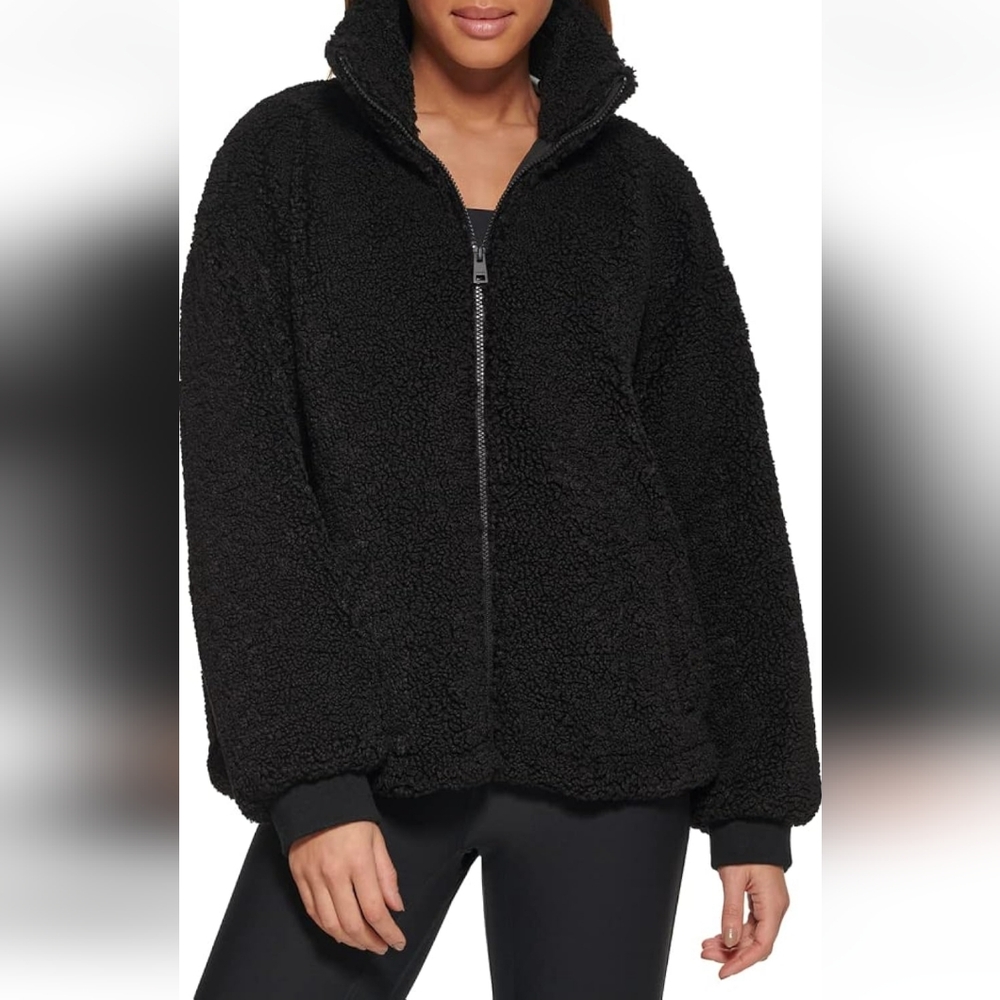 Womens Levi's Sherpa teddy zip up jacket